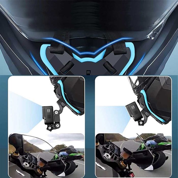 Suporte de Câmara GoPro e Telemóvel para Queixada de Capacete