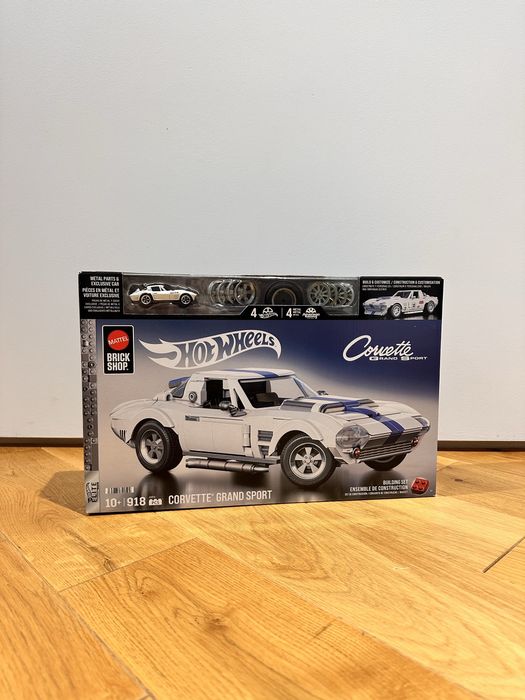 Конструктор машина Hot Wheels Brick Shop Elite Corvette JGR31
