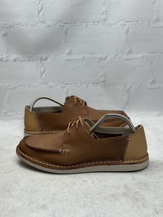 Чоловічі шкіряні кросівки туфлі Clarks 43p