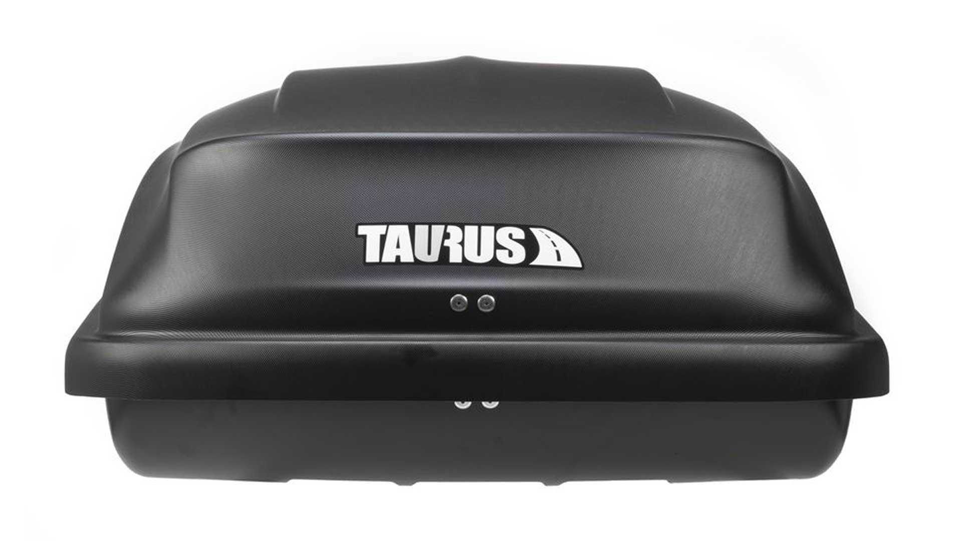 Dwustronny box dachowy Taurus Xtreme II 450 litrów czarny matowy fv gw
