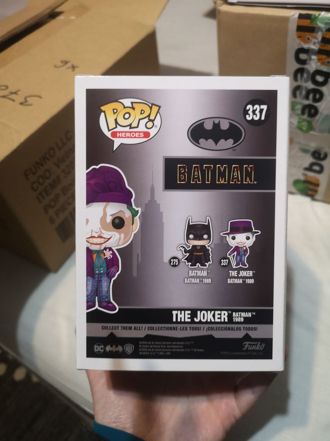 Funko Pop! The Joker Chase Batman 337 stan 10/10 figurka