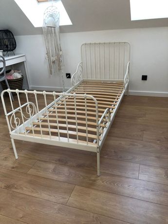 Łóżko minnen komplet z materacem Ikea rosnące z dzieckiem