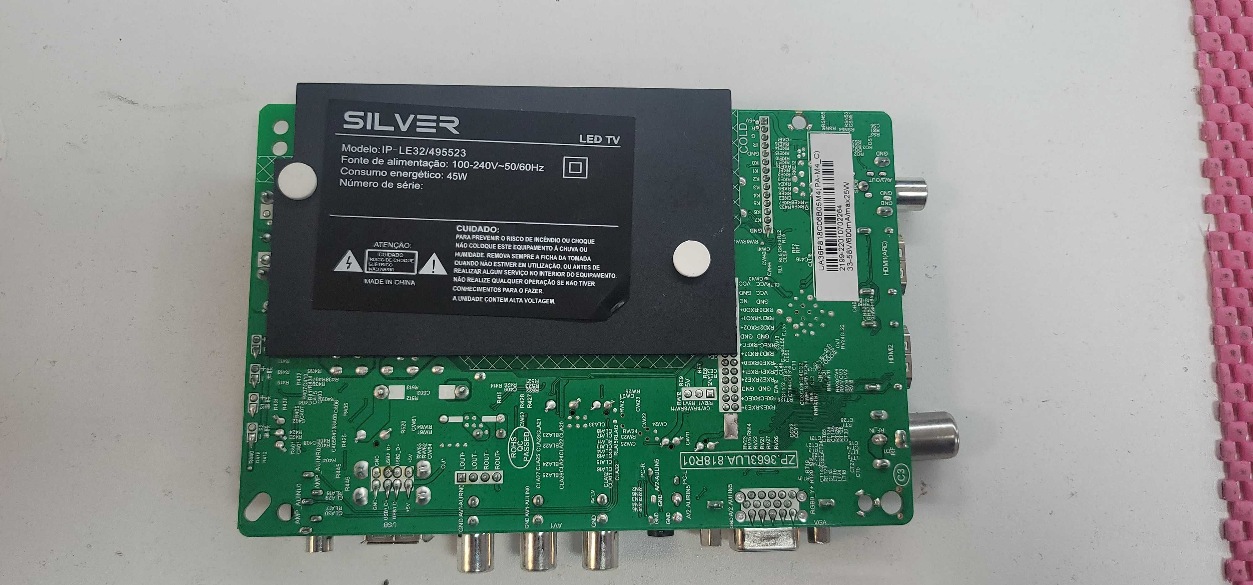 Mainboard Silver IP-LE32/495523 Z P. 3 6 6 3 L U A .  B8 1 8 R 0 1