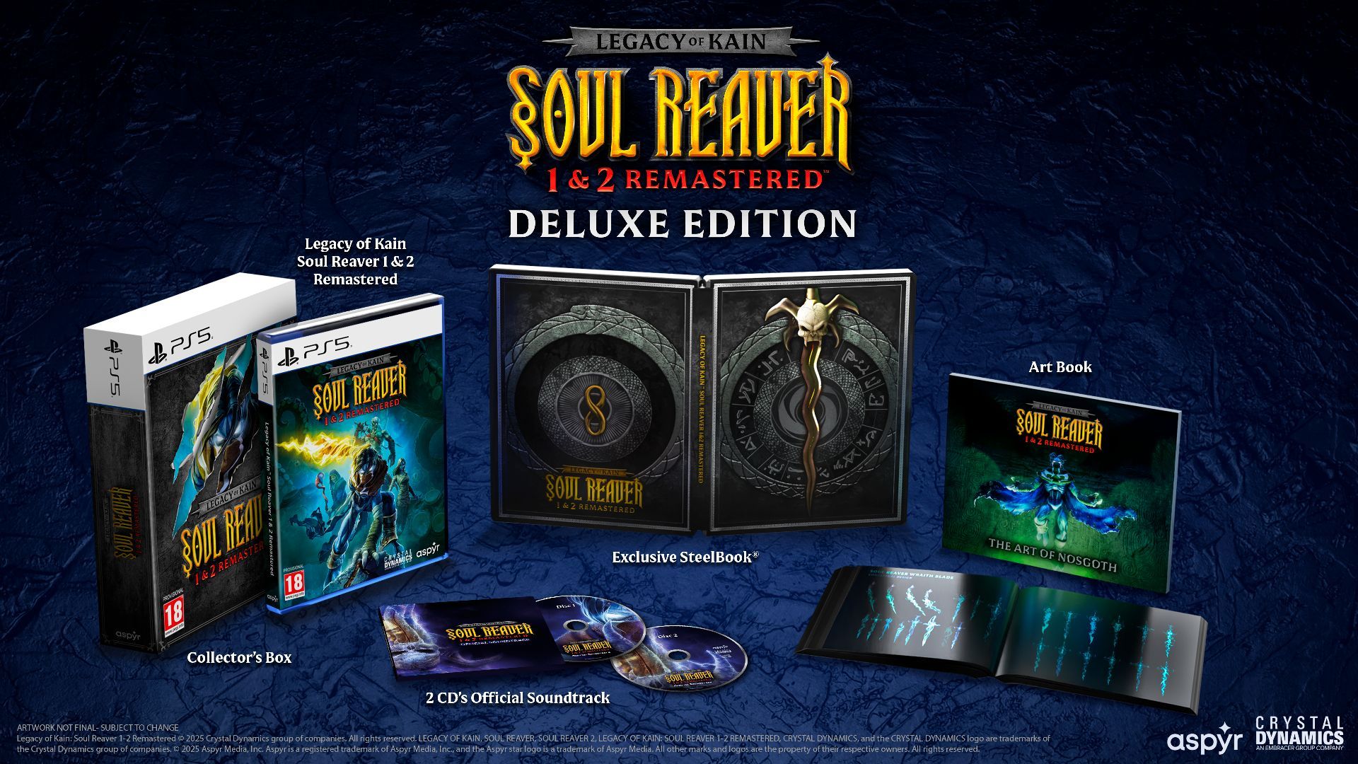 Legacy of Kain Soul Reaver 1&2 Remastered Deluxe Edition (PS5)