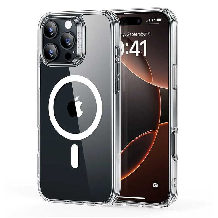 Чехол ESR Classic Hybrid with Halolock для iPhone 16 Pro Max Clear