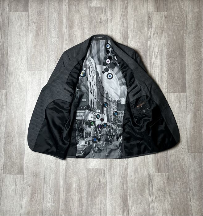 Классический костюм Ben Sherman Wool Rich размер М оригинал в клетку