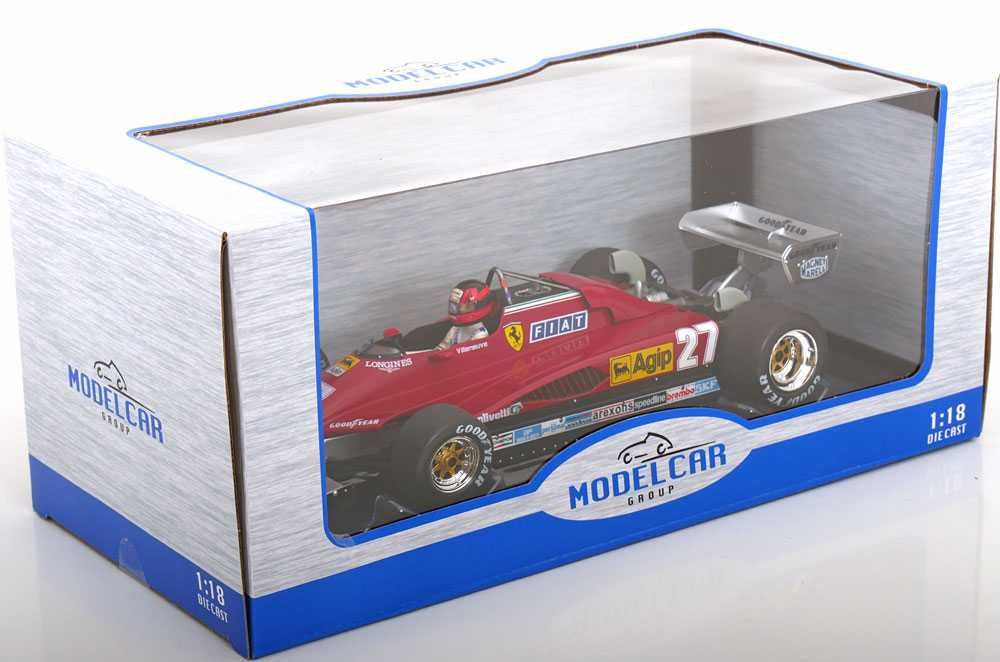 Model 1:18 MCG Ferrari 126 C2 #27 GP Belgium 1982 G.Villeneuve