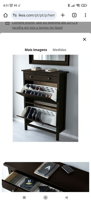 Sapateira  IKEA hemnes