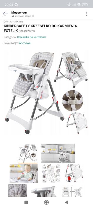 Krzesełko do karmienia