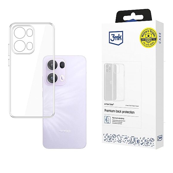 Etui 3mk Clear Case na Oppo Reno 13 Pro - przezroczyste