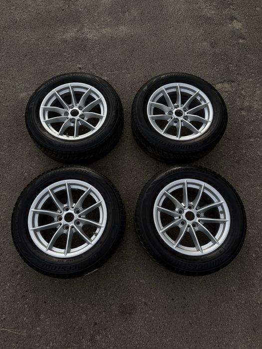 Диски R16 з гумою Bridgestone / диски Volkswagen Mercedes Bmw Audi