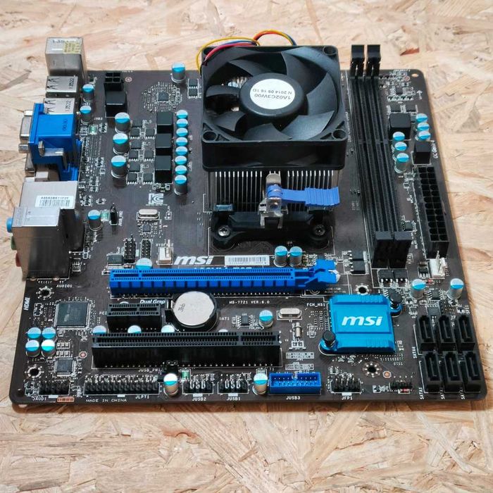 Płyta Główna MSI A88XM-E35 DDR3 USB + Procesor AMD + CHŁODZENIE ZESTAW