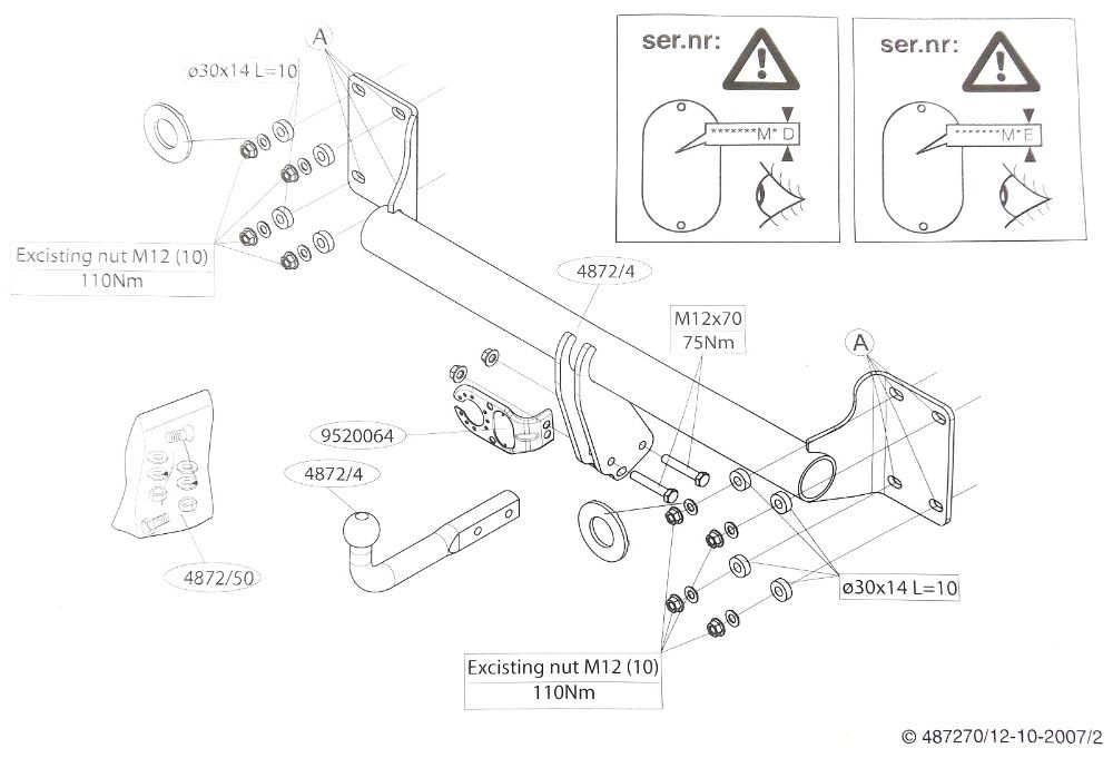 THULE Hak holowniczy + MODUŁ 13/7PIN + czujniki BMW x5 F15 od 2013