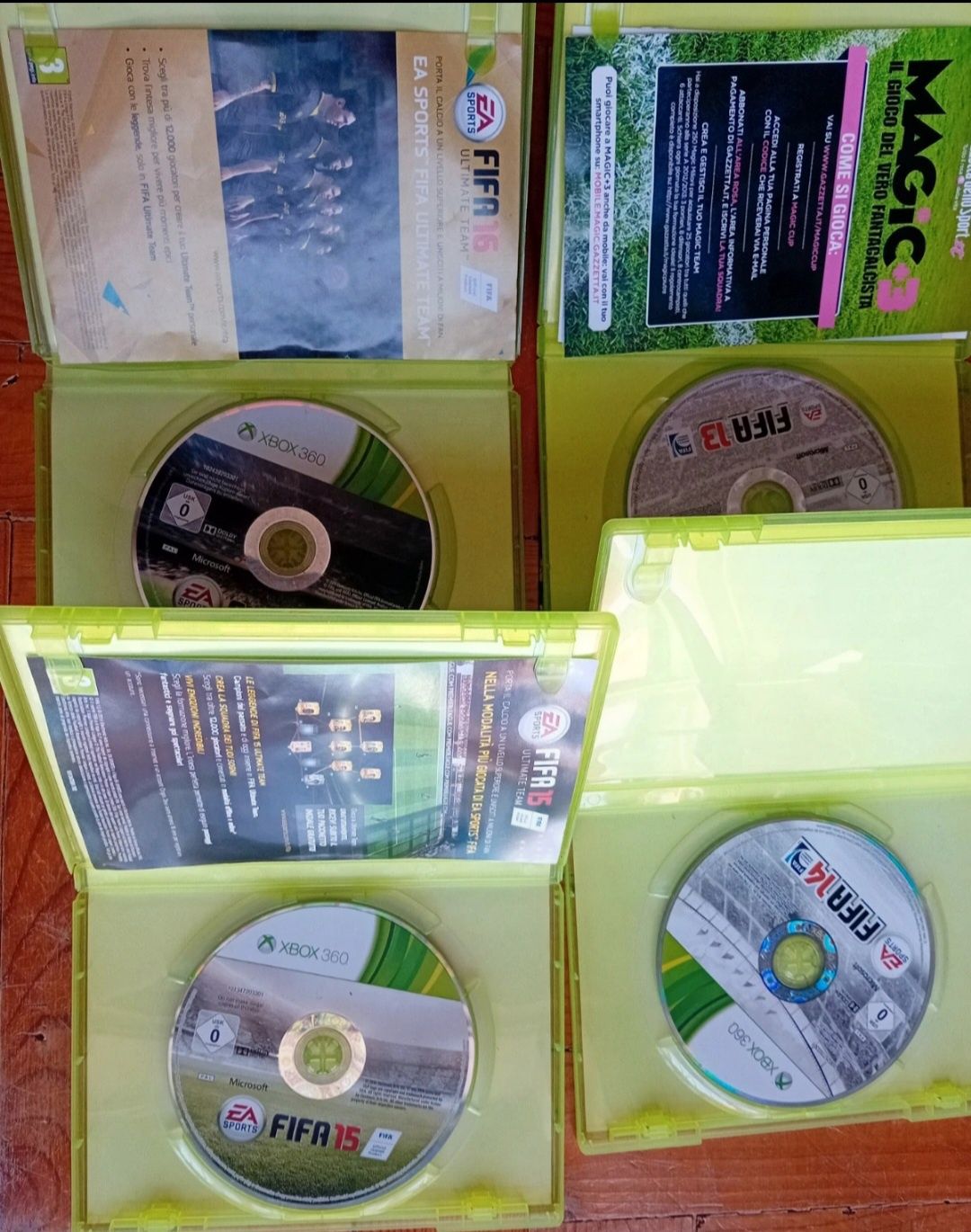 Lote fifa xbox 360