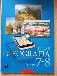 Atlas geograficzny klasy 7-8 WSIP