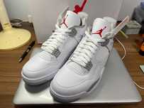 WhiteOreo/ButyJordan4*RetroUnisextrampkiRozmiar.43