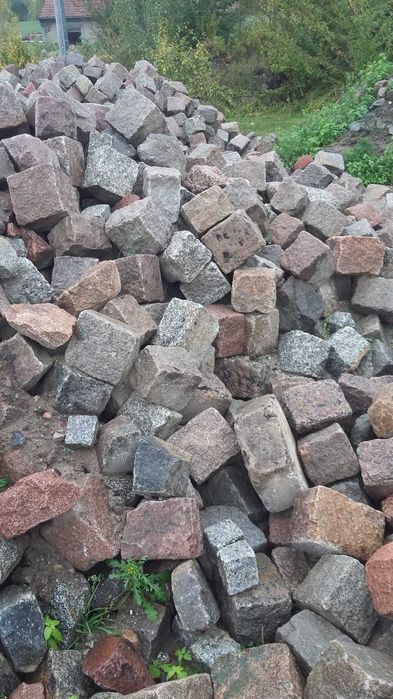 Kamień łupany brukowy  starobruk kostka kamienna