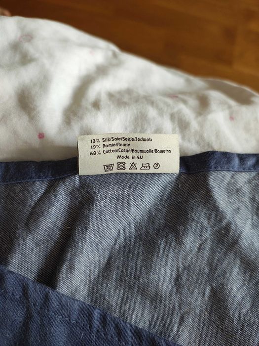 Chusta dla dziecka tkana wiązana Natibaby (jedwab, ramia, bawełna)