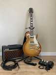 Електрогітара les paul комплект (комбік та процесор)