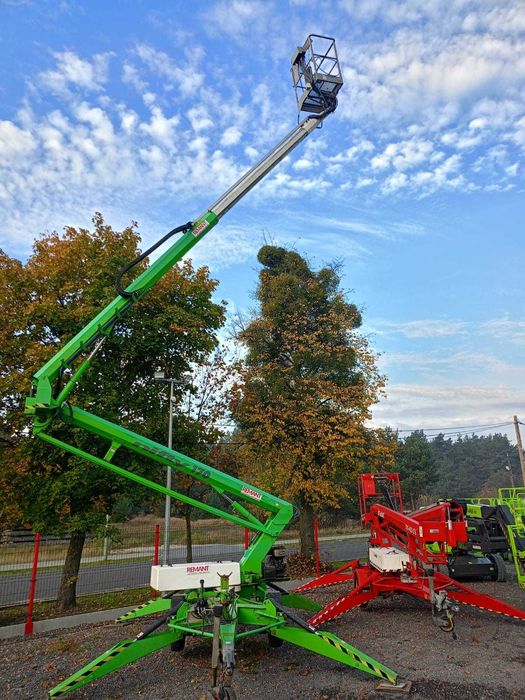 Podnośnik  koszowy PAJĄK , podnośnik na przyczepie , 17m - WYNAJEM
