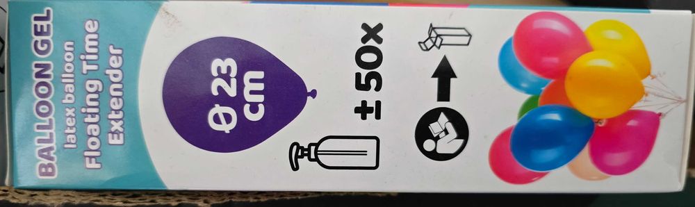 ŻEL Do Balonów LATEKSOWYCH Przedłuża Unoszenie Uszczelnieniajacy 100ml