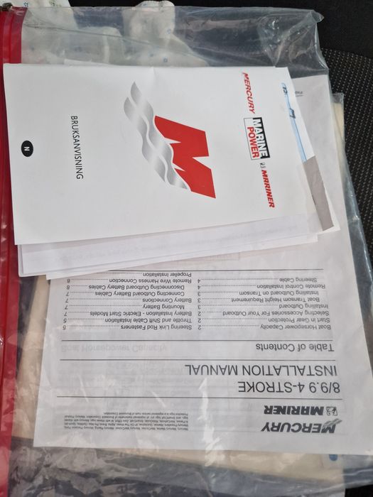 Mariner 9.9 Czterosuw  bdb rumpel