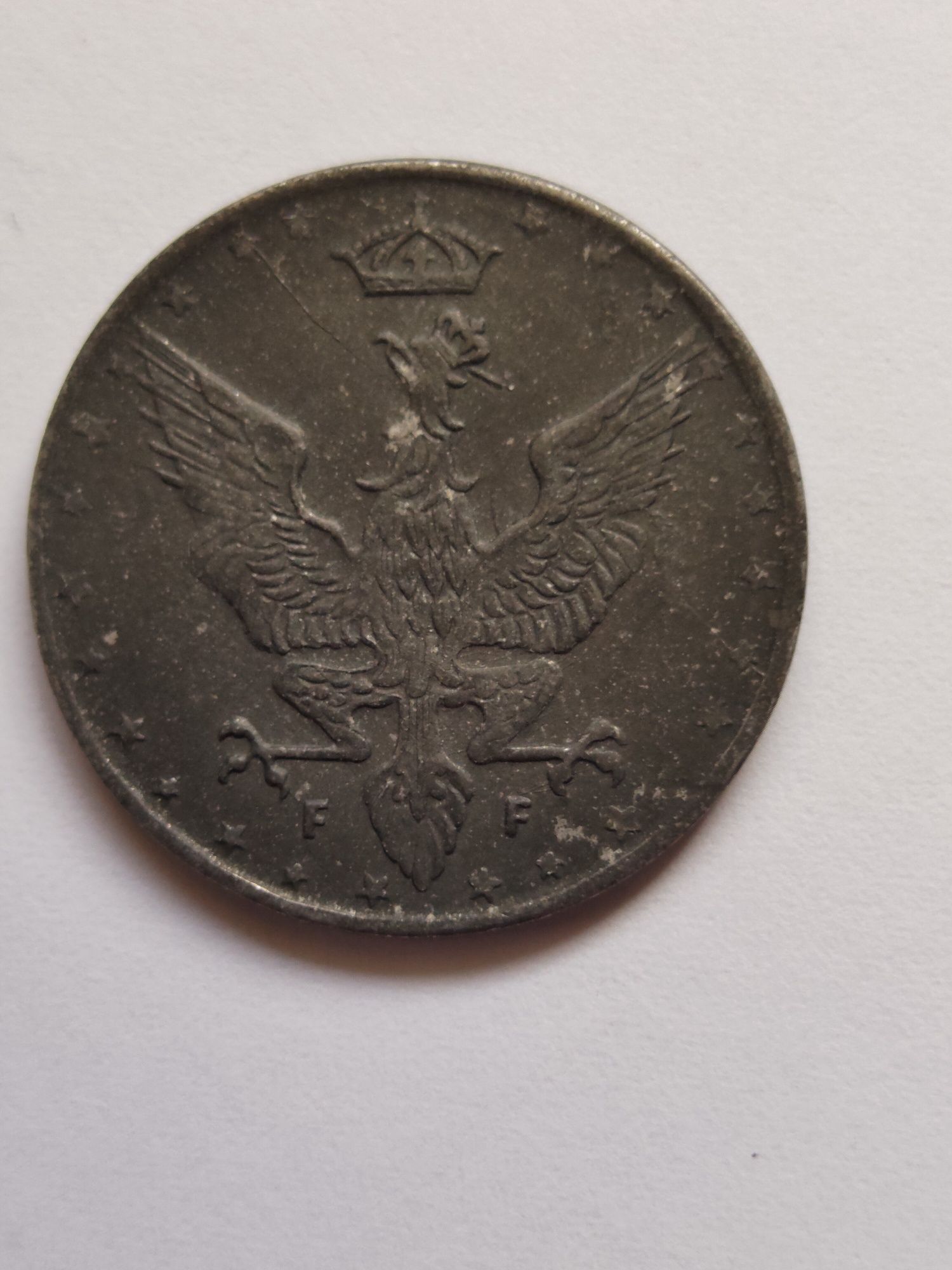 Moneta 20 fenigów 1918 Królestwo Polskie