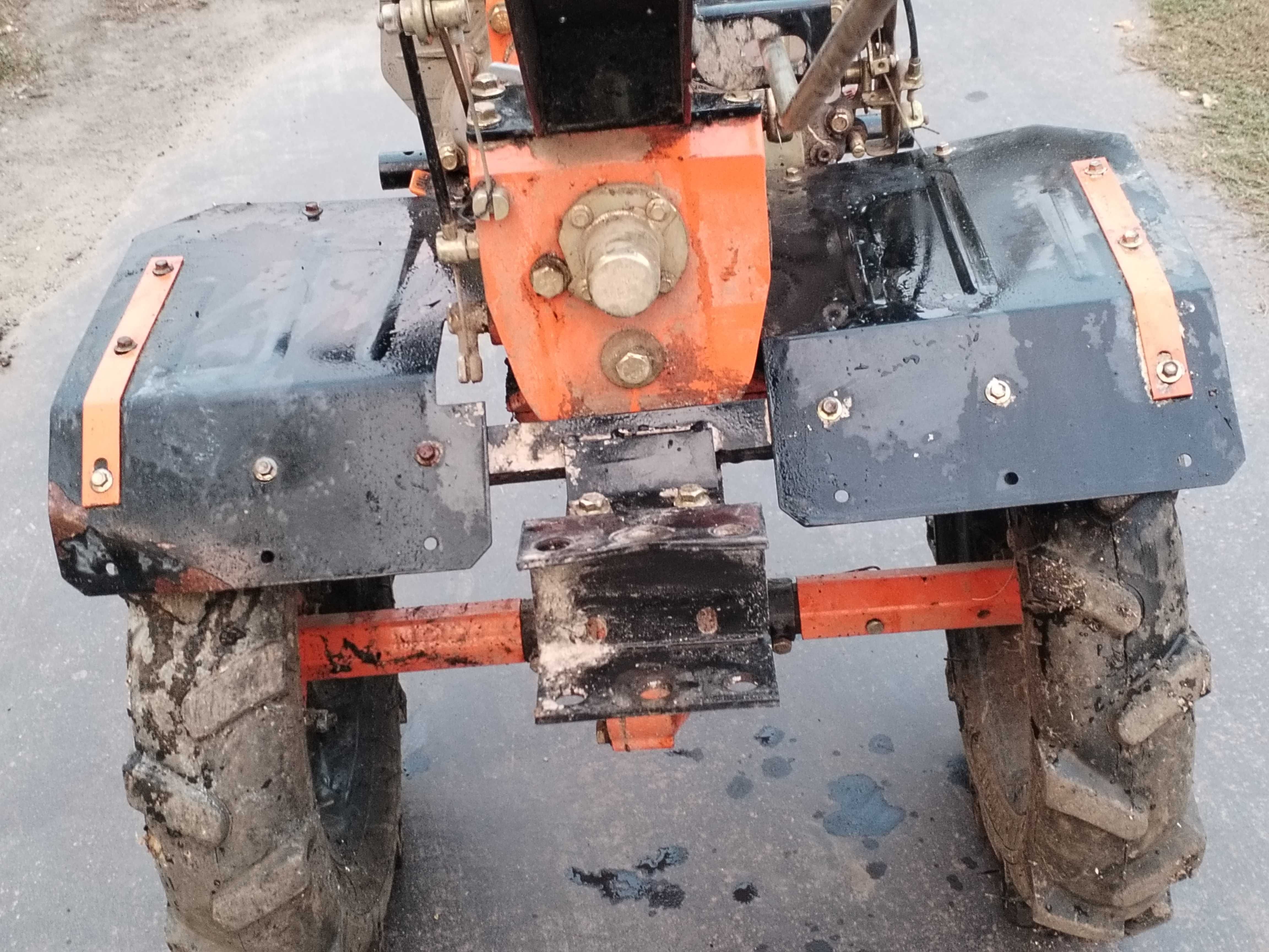 МОТОБЛОК FORTE 1050 дизельный и прицеп