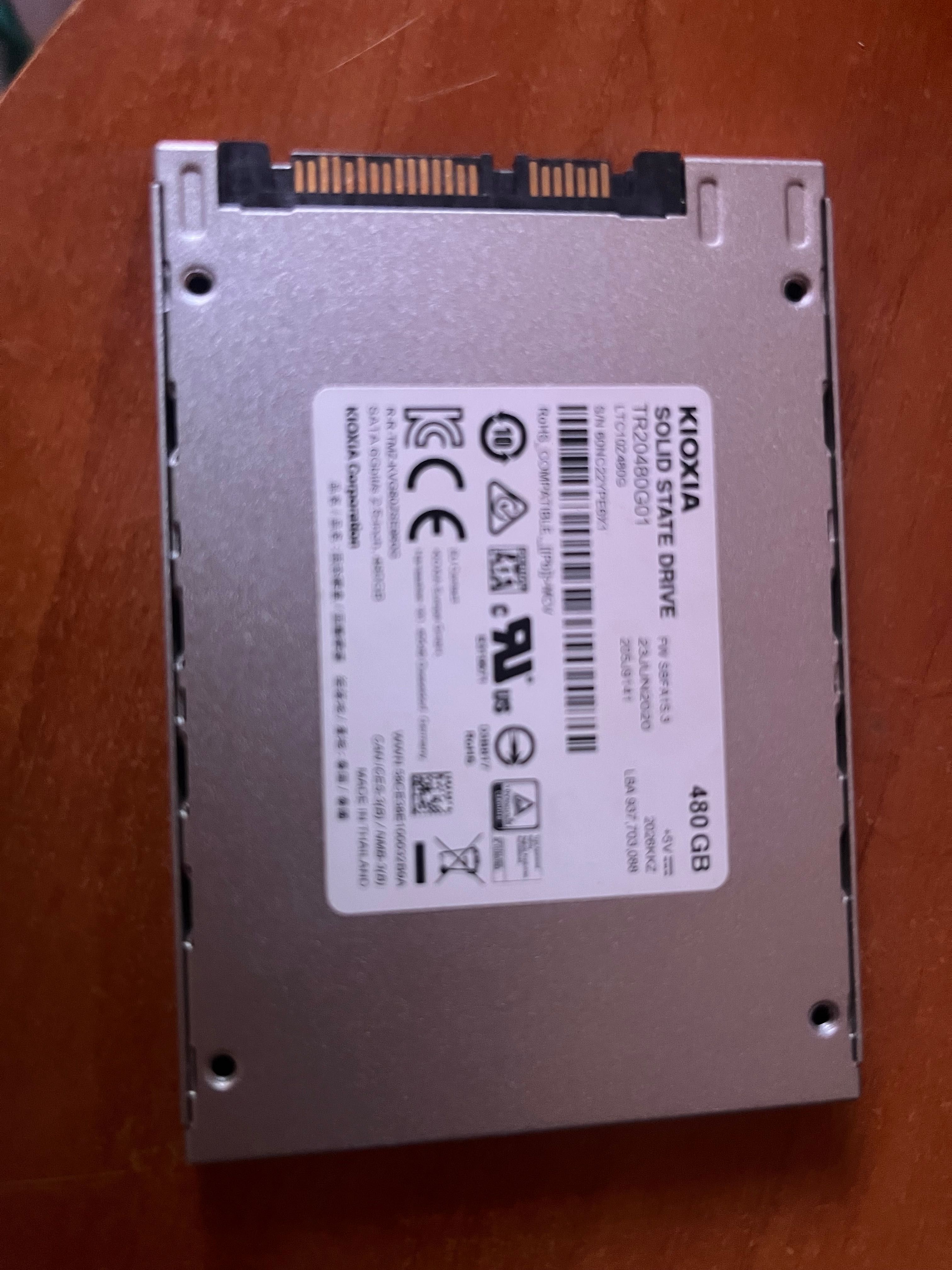 Ssd 480g kioxia sólid state drive