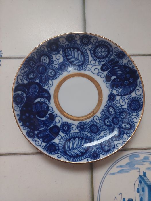 Чайна пара набір сервіз  ЛФЗ " Жар птица "