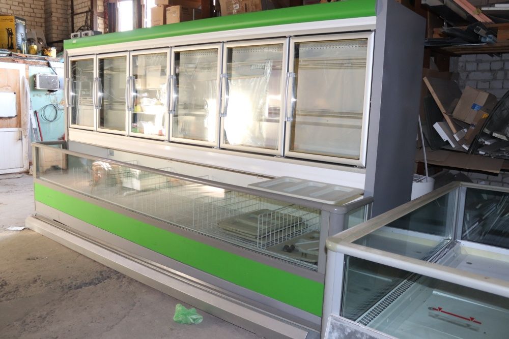 Холодильный Регал, бонет, выносной холод, монтаж, б/у, гарантия