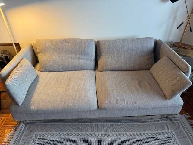 Sofá de 3 Lugares SÖDERHAMN "IKEA" Viarp bege/castanho