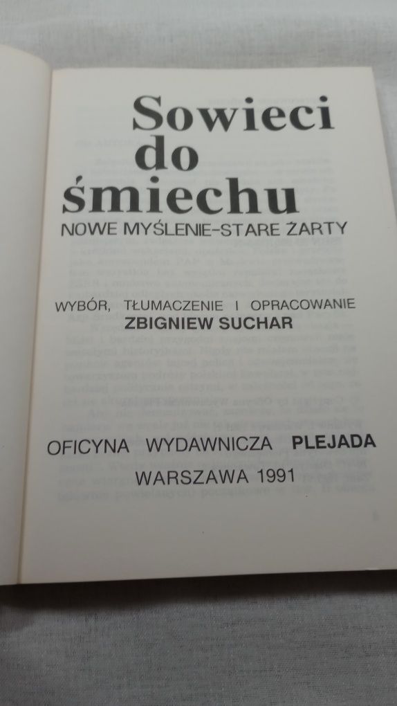 Sowieci do śmiechu. Zbigniew Suchar