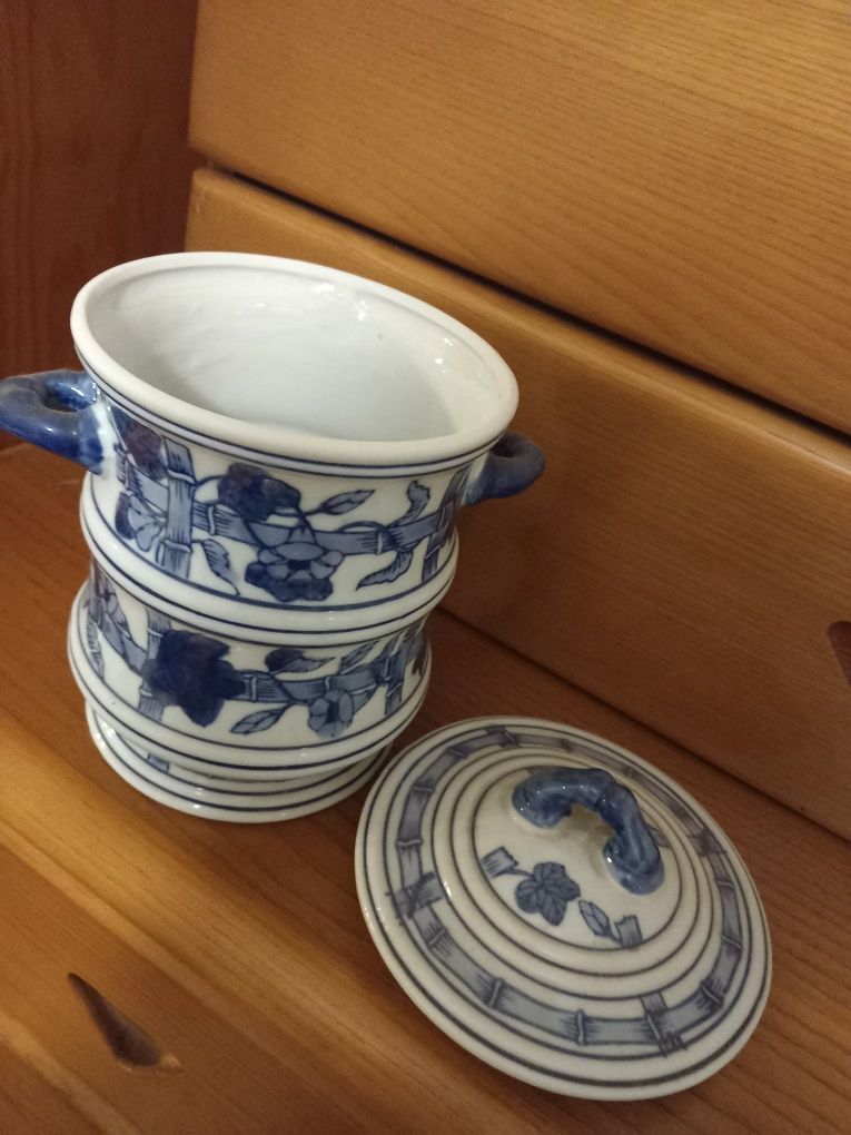 Conjunto em faiança