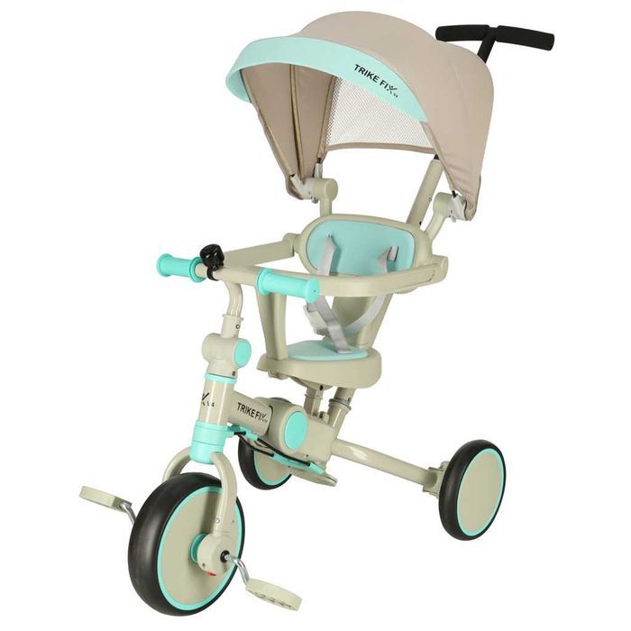 Rowerek TRIKE FIX V4 2w1 dla Dzieci Wózek SPACERÓWKA z Prowadnikiem
