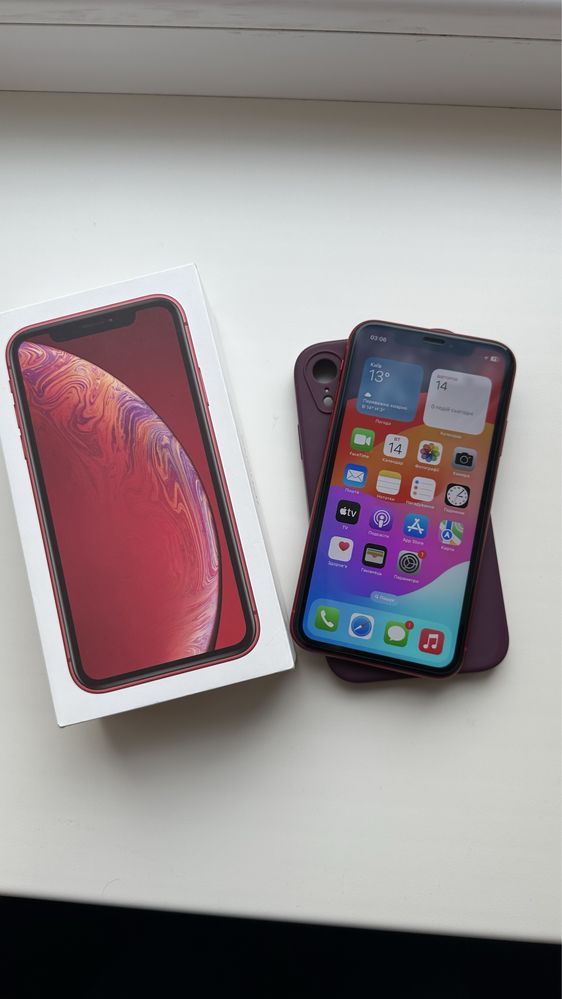 Iphone Xr Red 64 GB стан 10/10