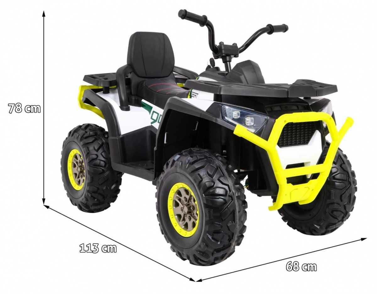 Quad na Akumulator ATV Desert 4x4 biały z Pilotem XMX-607