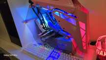 Komputer intel Xeon E5 2660 v3 RX 580 8GB 16 GB monitor 21 cali