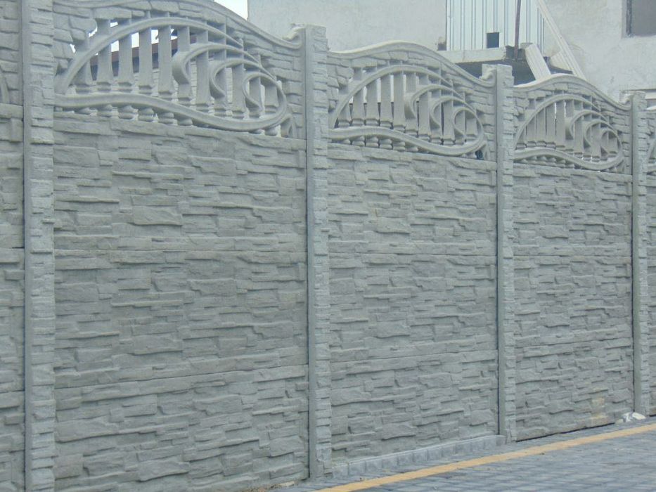 Ogrodzenia betonowe, płyty ogrodzeniowe, słupki