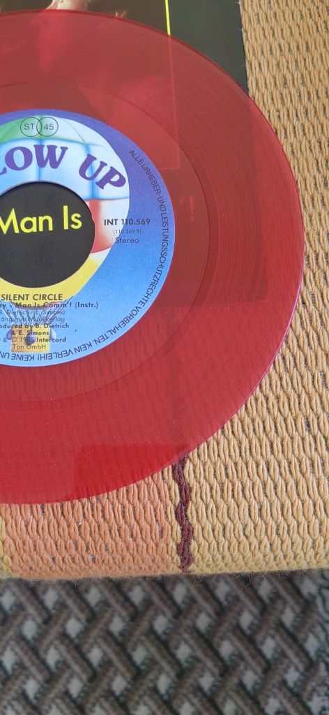 Silent Circle-Hide Away-Man Is Coming, 7"singiel winylowy