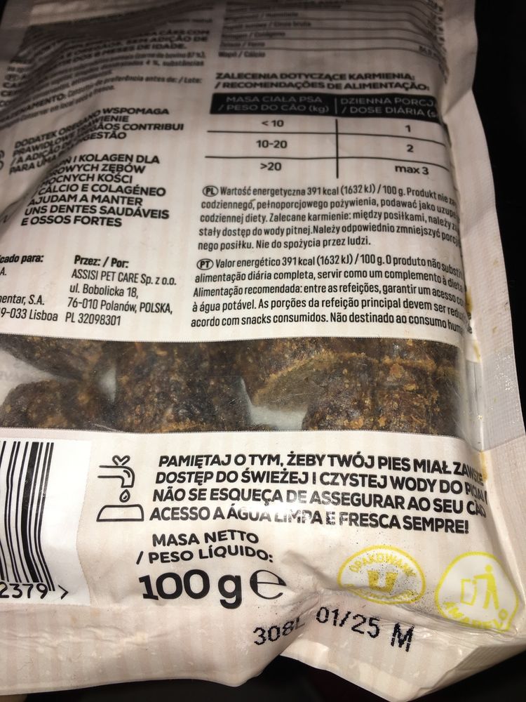 10x Activ pet wołowina z oregano 100g