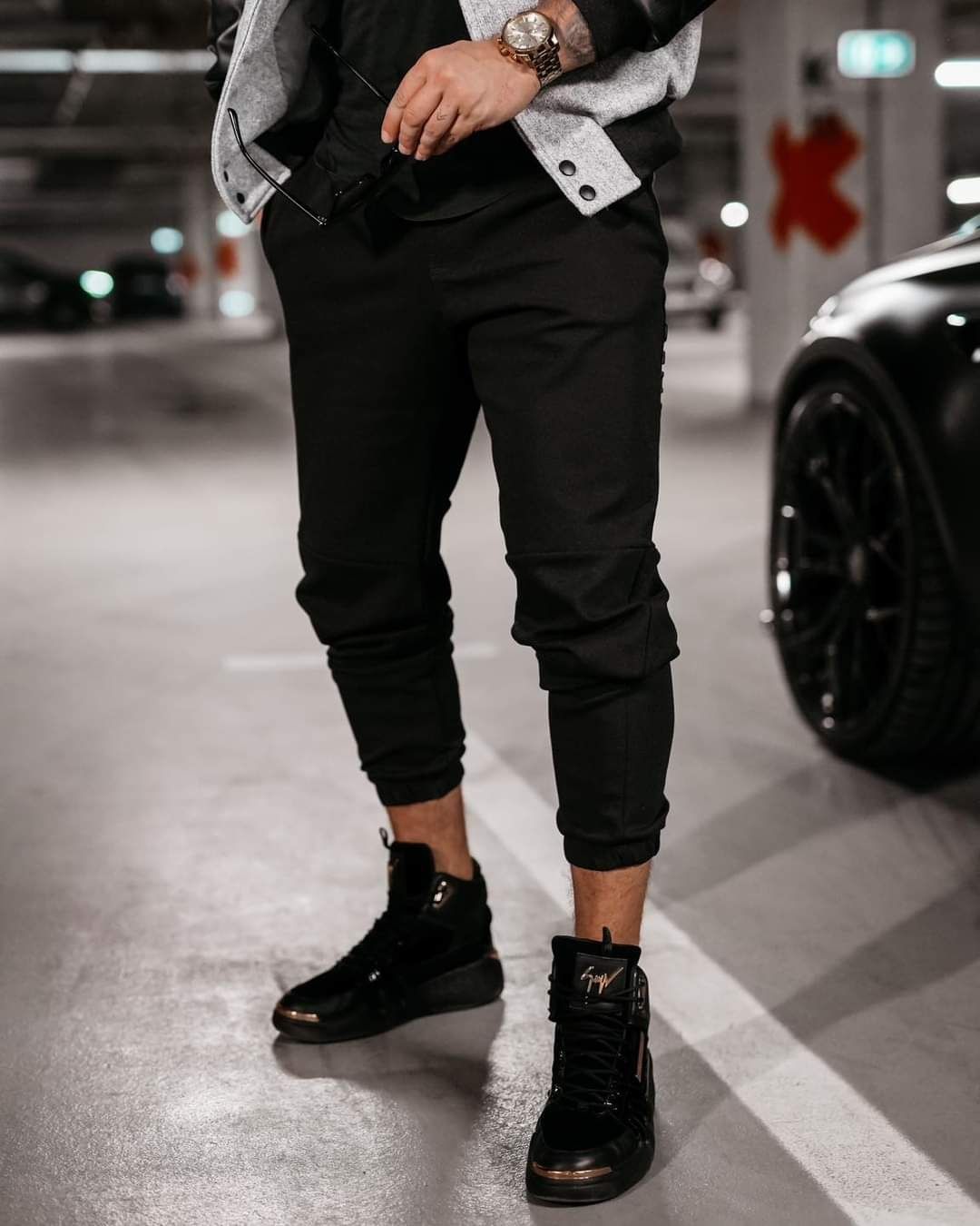 Spodnie męskie Olavoga Forest M L XL czarne khaki