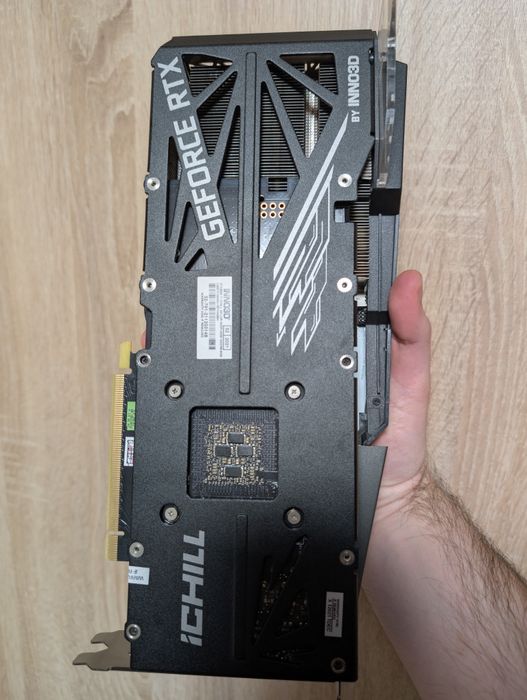 RTX 3060 Ti INNO3D Ichill X3 Red LHR — не майнилась, стан ідеальний
