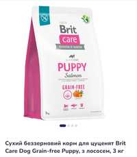 Сухий беззерновий корм дляцуценят BritC are DogGrain-freePuppy 3 кг