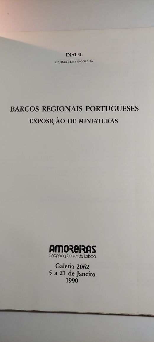 Barcos Regionais Portugueses, Exposição de Miniaturas (CC Amoreiras)
