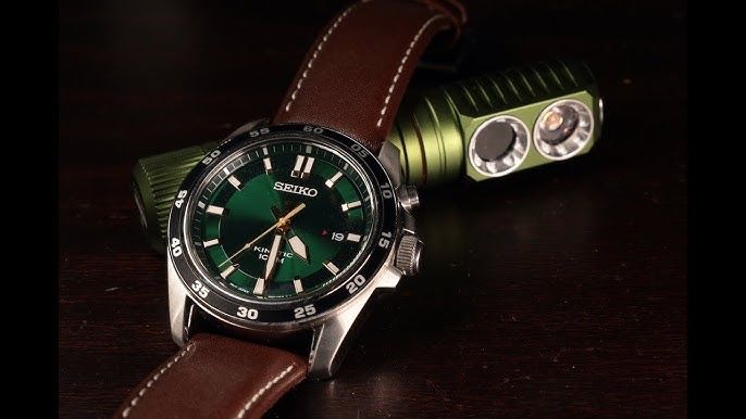 Seiko Kinetic Green Dial  SKA791