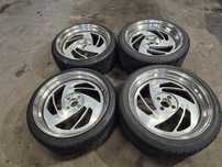 Dynatech Carline 3tlg Radinox Nw1 8.5j/9.5j 19" 4x108 et28 Custom Baza