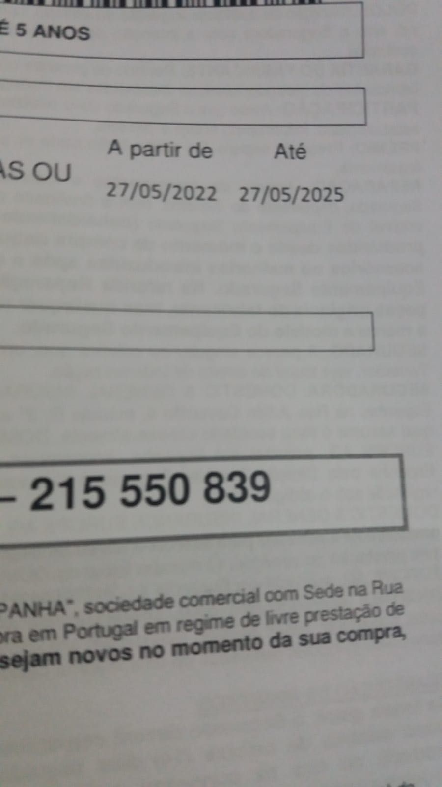 Coluna em muito bom estado