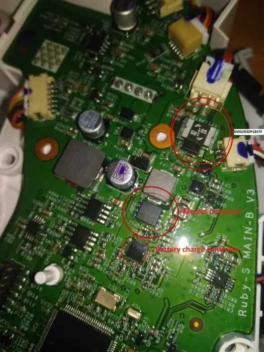 Bezpiecznik resetowany SMD2920P185TF Xiaomi Roborock Error 13