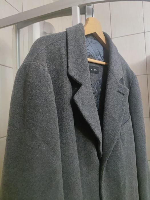 płaszcz coat overcoat XL wełna wool wełniany Vistula polska moda polsk